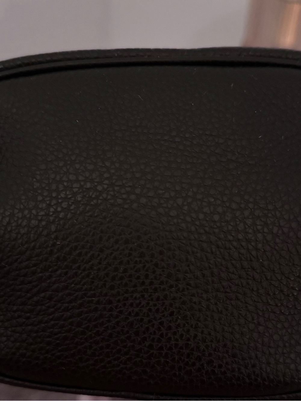Coach Black Pebbled Leather Drawstring Bucket Bag (crossbody and top handle) - Picture 9 of 10